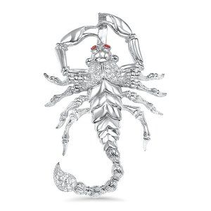 Sterling Silver 925 Scorpion Pendant